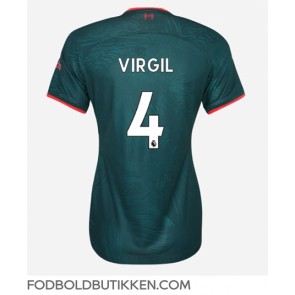 Liverpool Virgil van Dijk #4 Tredjetrøje Dame 2022-23 Kortærmet